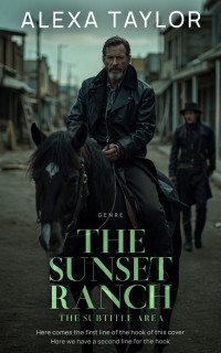 2D view of Premade Western Book Cover - Heavy Metal