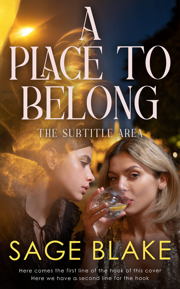 2D view of Bistre #34144 - Premade Romance Book Cover