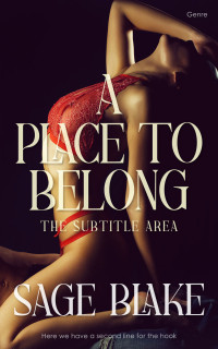 2D view of Premade Erotica Book Cover - Tan