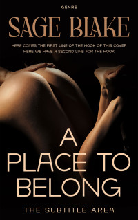 2D view of Premade Erotica Book Cover - Antique Brass