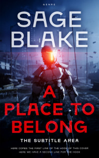 2D view of Premade Science Fiction Book Cover - Charm