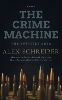 2D view of Premade Mystery & Thriller & Suspense Book Cover - Shark