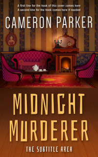 2D view of Premade Mystery & Thriller & Suspense Book Cover - Espresso