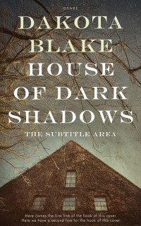 2D view of Premade Mystery & Thriller & Suspense Book Cover - Soya Bean