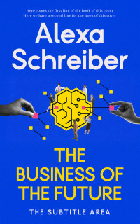 2D view of Science Blue #34661 - Premade Business Book Cover