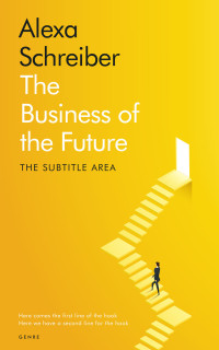 2D view of Premade Business Book Cover - Buttercup
