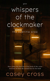 2D view of Premade Mystery & Thriller & Suspense Book Cover - Creole