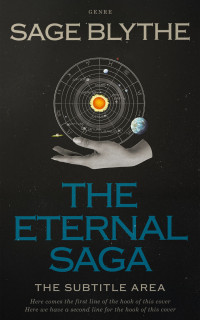 2D view of Premade Science Fiction Book Cover - Outer Space