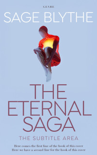 2D view of Premade Surreal Book Cover - Periwinkle Gray