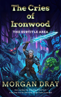 2D view of Premade LitRPG Book Cover - Ebony