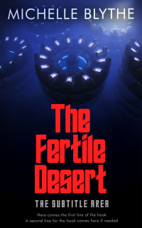 2D view of Premade Science Fiction Book Cover - Cinnabar