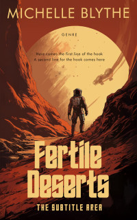 2D view of Premade Science Fiction Book Cover - Coffee Bean