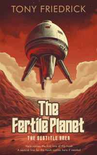 2D view of Buccaneer #35224 - Premade Science Fiction Book Cover