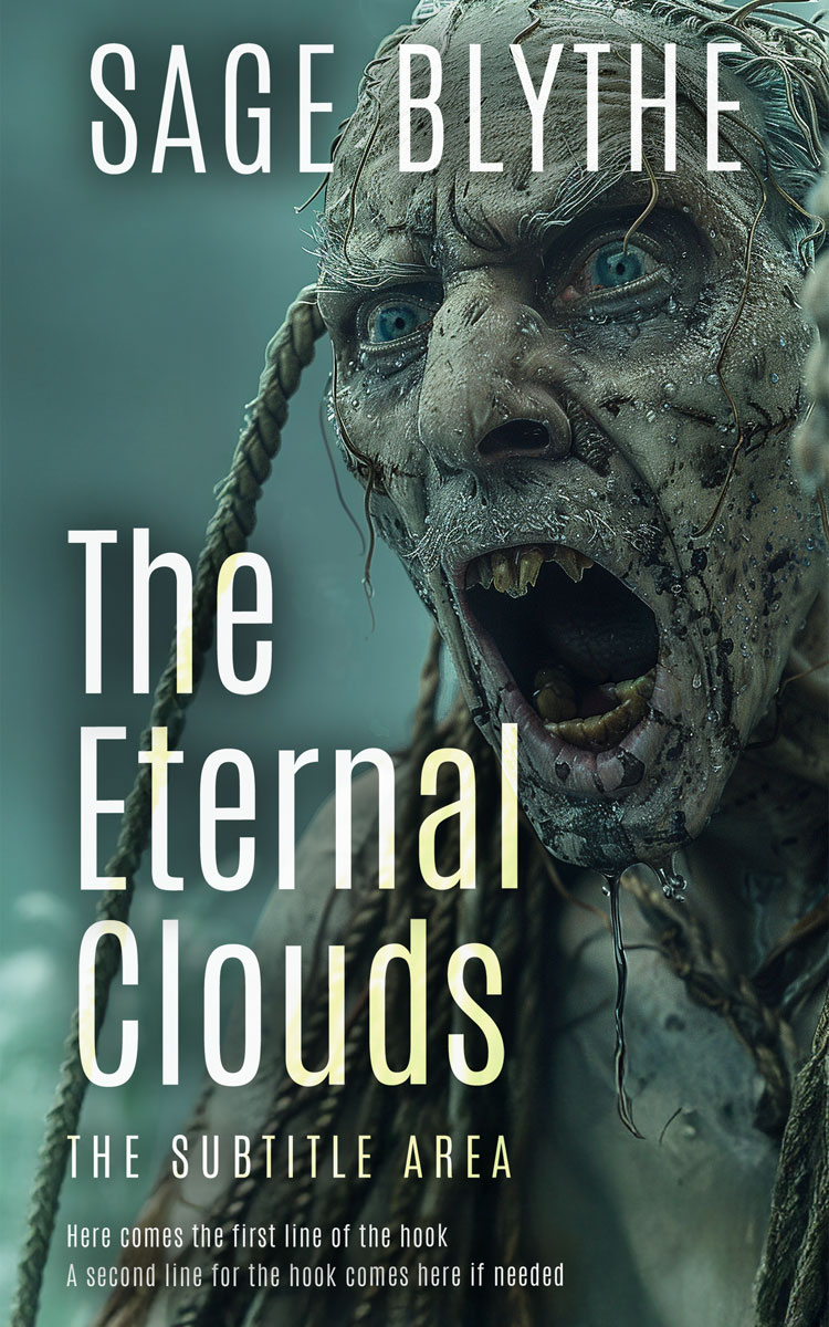 2D view of Outer Space #35286 - Premade Fantasy Book Cover