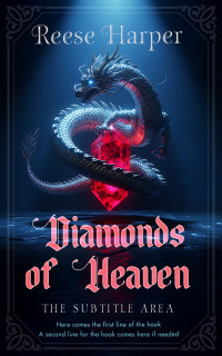 2D view of Ebony #35328 - Premade Fantasy Book Cover