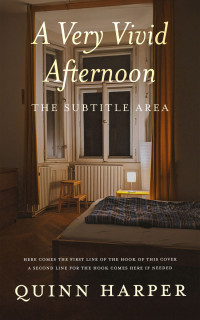 2D view of Premade Mystery & Thriller & Suspense Book Cover - Black Marlin