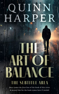 2D view of Heathered Gray #35469 - Premade Mystery & Thriller & Suspense Book Cover