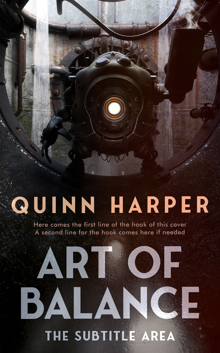 2D view of Gondola #35476 - Premade Science Fiction Book Cover