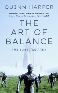 2D view of Tropical Blue #35484 - Premade Science Fiction Book Cover