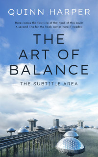 2D view of Premade Science Fiction Book Cover - Polo Blue