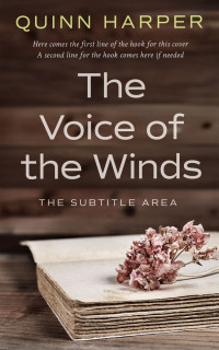 2D view of English Walnut #35565 - Premade Literary Fiction Book Cover