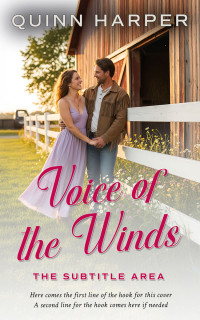 2D view of Premade Romance Book Cover - Swirl