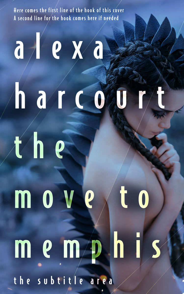 2D view of Premade Surreal Book Cover - Fiord #35742 | BookCoverZone