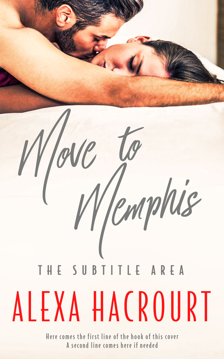 2D view of Premade Erotica Book Cover - Linen