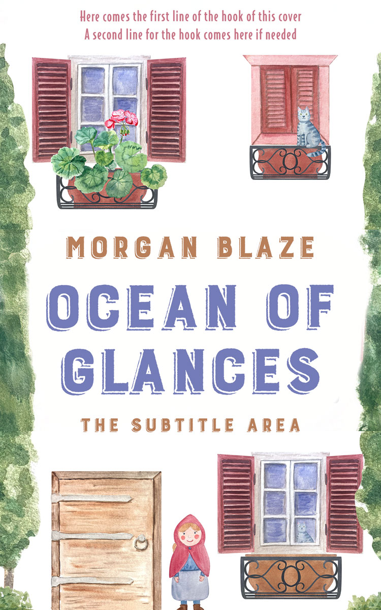 2D view of Dusty Gray #35788 - Premade Literary Fiction Book Cover | BookCoverZone*