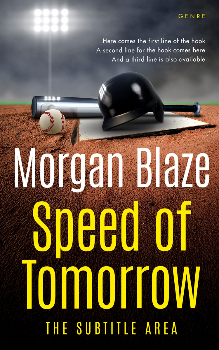 2D view of Thunder #35803 - Premade Sports & Fitness Book Cover | BookCoverZone*