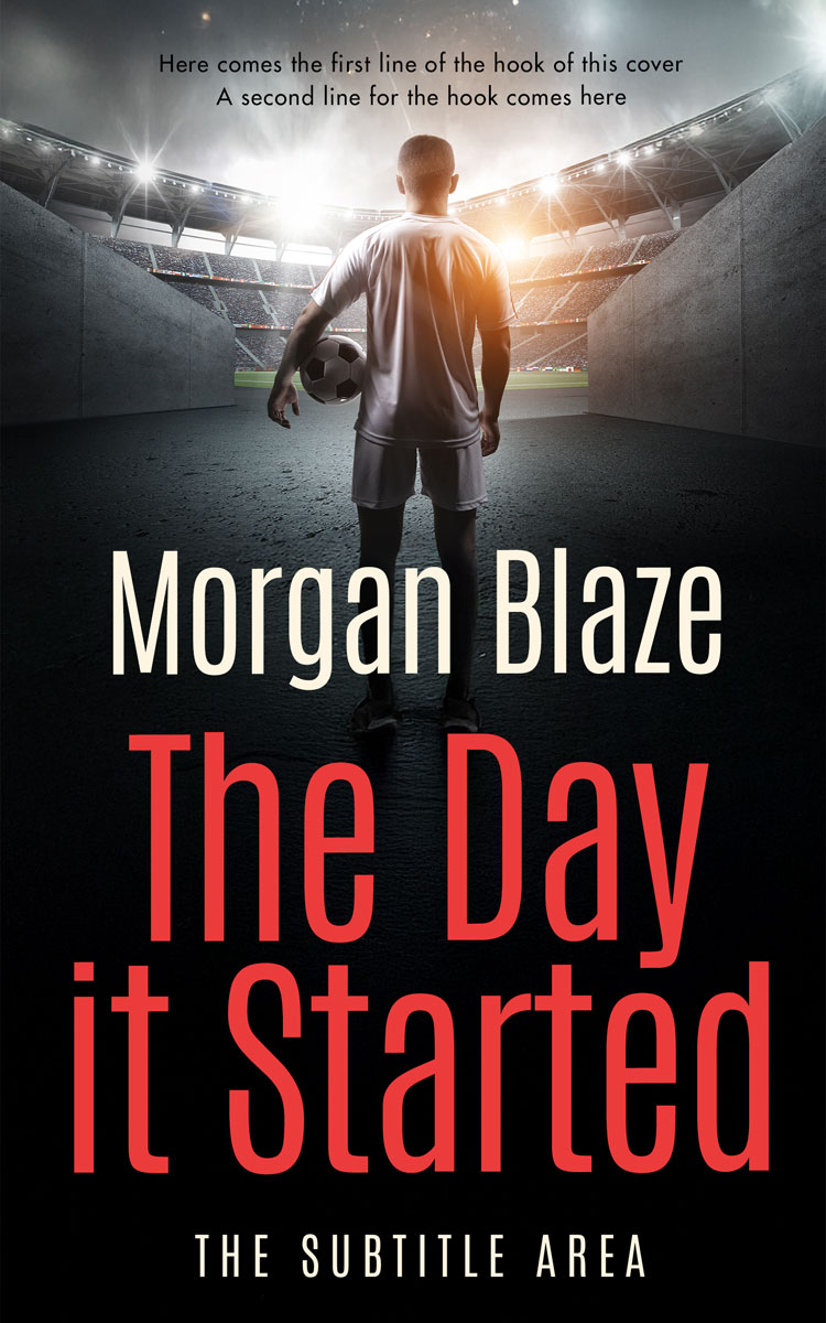 2D view of My Pink #35806 - Premade Sports & Fitness Book Cover | BookCoverZone*