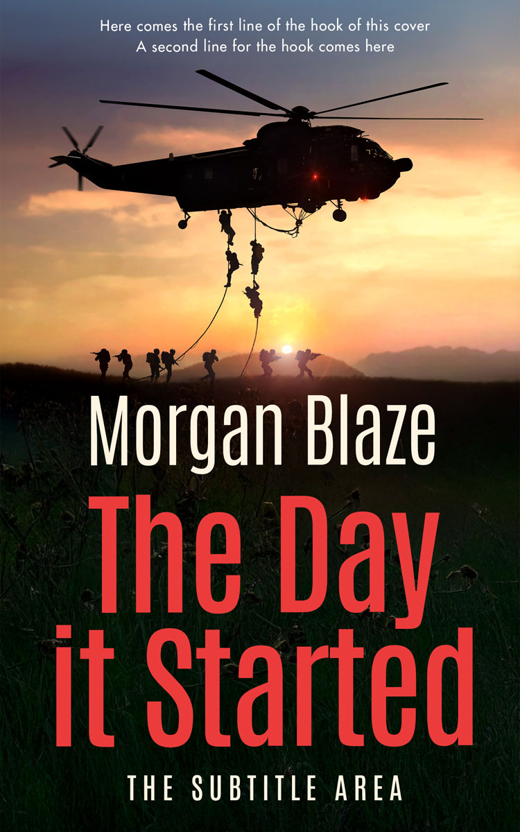 2D view of Log Cabin #35807 - Premade Action & Adventure Book Cover | BookCoverZone*