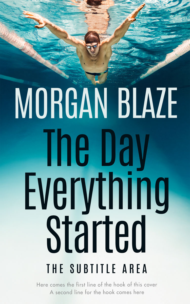 2D view of Gray Nurse #35811 - Premade Sports & Fitness Book Cover | BookCoverZone*