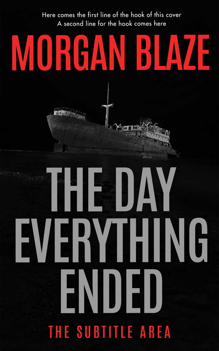 2D view of Cod Gray #35843 - Premade Mystery & Thriller & Suspense Book Cover | BookCoverZone*