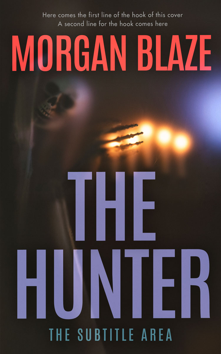 2D view of Premade Horror Book Cover - Cocoa Brown