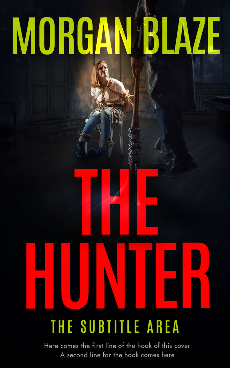 2D view of Premade Horror Book Cover - Pomegranate