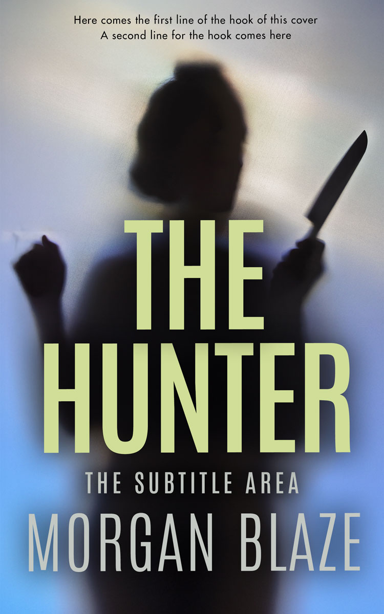 2D view of Hit Gray #35855 - Premade Mystery & Thriller & Suspense Book Cover | BookCoverZone*