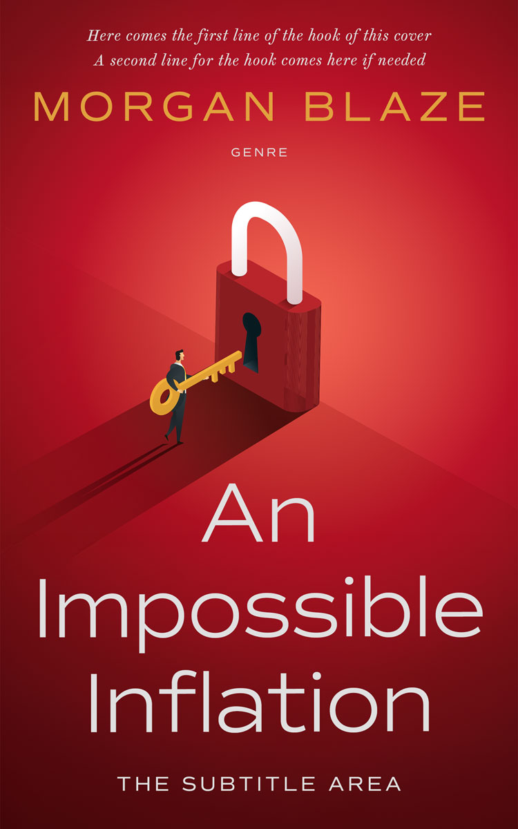 2D view of Premade Business Book Cover - Tamarillo