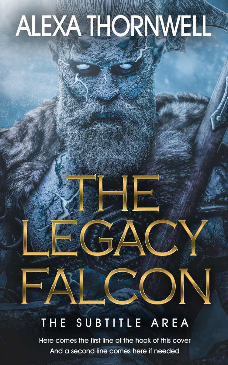 2D view of Custom & Premade Fantasy Book Cover - Ebony Clay #35939 | BookCoverZone*