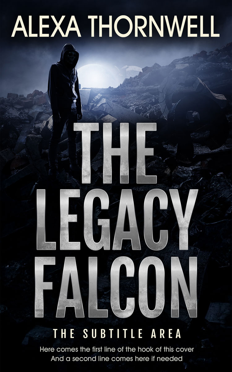 2D view of Custom & Premade Mystery & Thriller & Suspense Book Cover - Silver Sand #35954 | BookCoverZone*