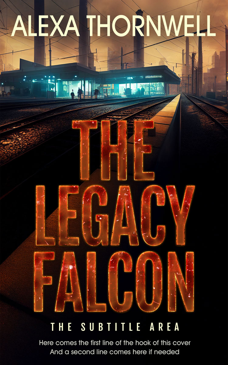 2D view of Custom & Premade Mystery & Thriller & Suspense Book Cover - Antique Brass #35966 | BookCoverZone*