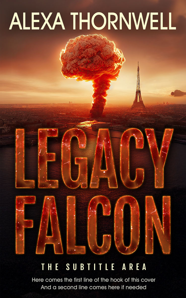 2D view of Custom & Premade Apocalyptica Book Cover - Di Serria #35967 | BookCoverZone*