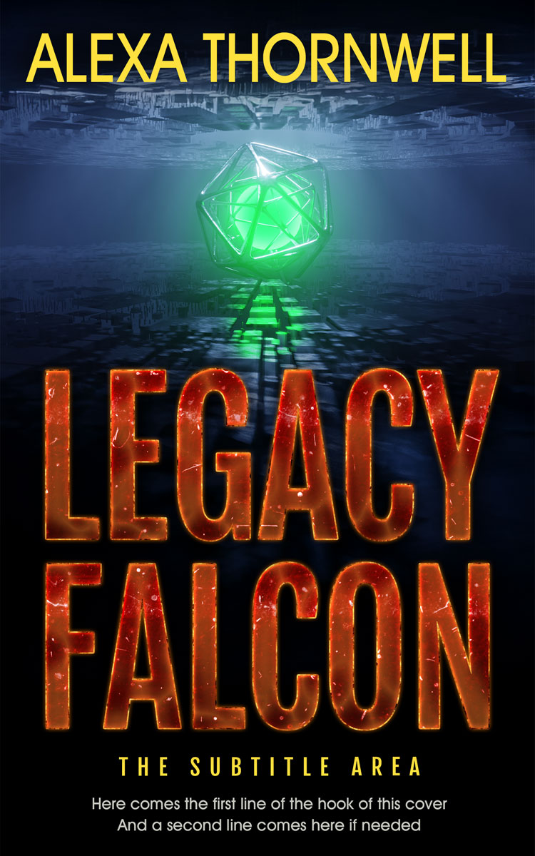 2D view of Custom & Premade Science Fiction Book Cover - Mirage #35970 | BookCoverZone*