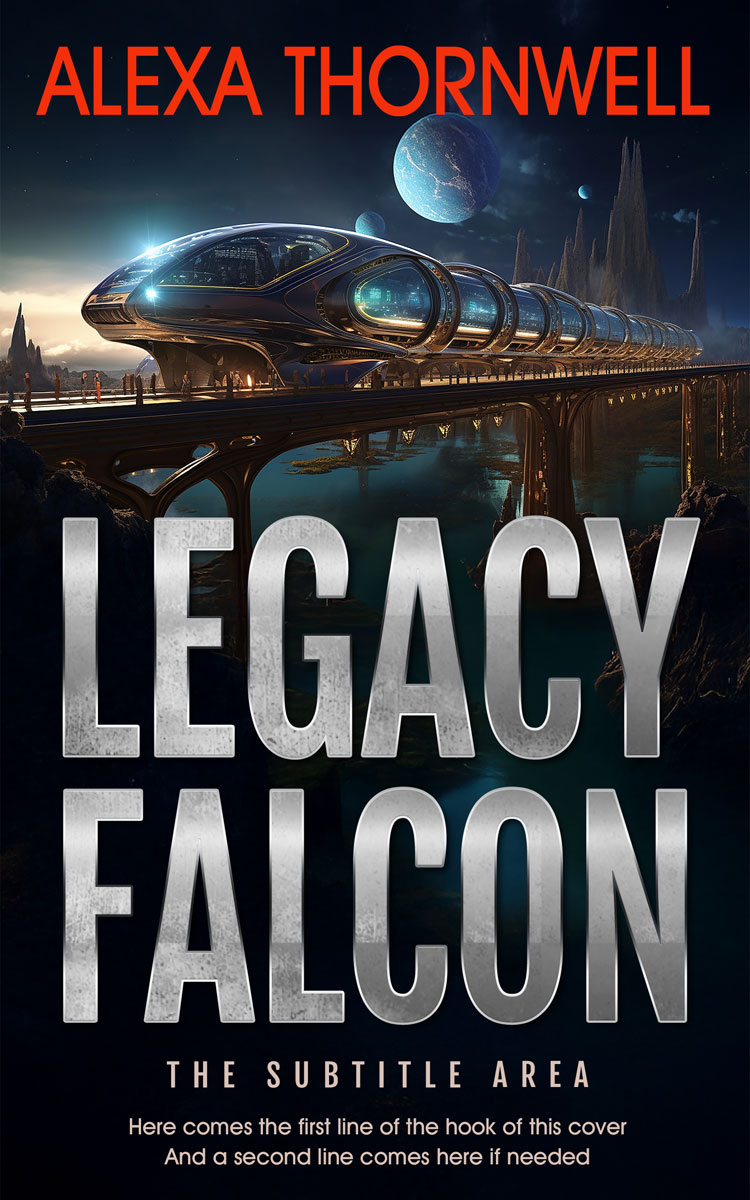 2D view of Custom & Premade Science Fiction Book Cover - Silk #35973 | BookCoverZone*