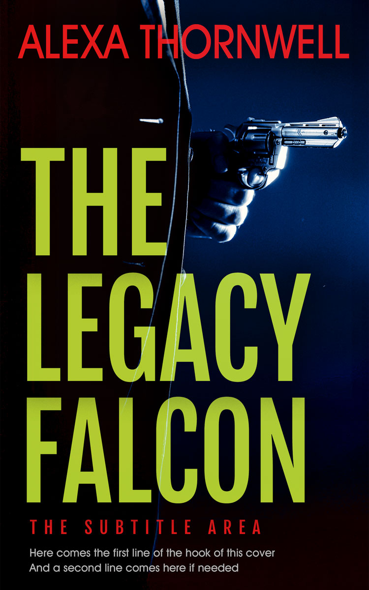 2D view of Premade Mystery & Thriller & Suspense Book Cover - Ebony