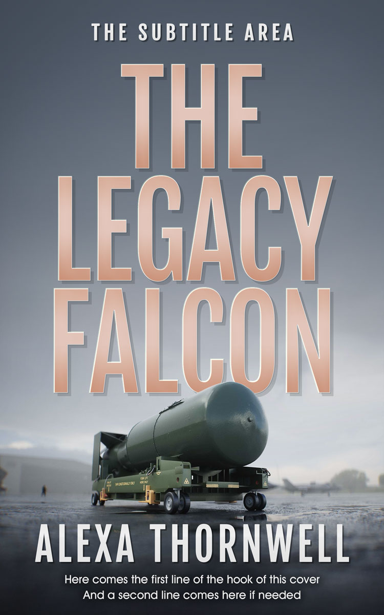 2D view of Custom & Premade Mystery & Thriller & Suspense Book Cover - Trout #35983 | BookCoverZone*