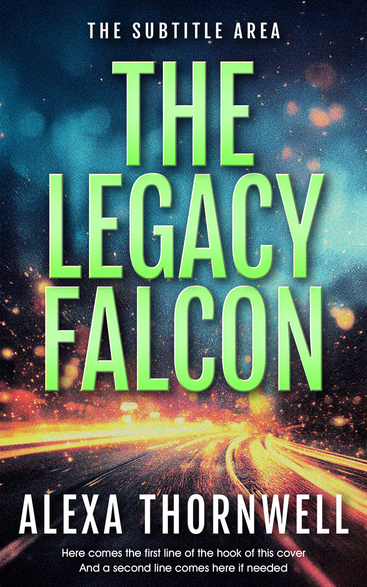 2D view of Custom & Premade Action & Adventure Book Cover - Pine Glade #35990 | BookCoverZone*