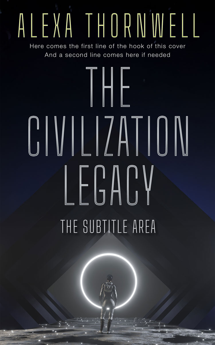 2D view of Custom & Premade Science Fiction Book Cover - Woodsmoke #36026 | BookCoverZone*