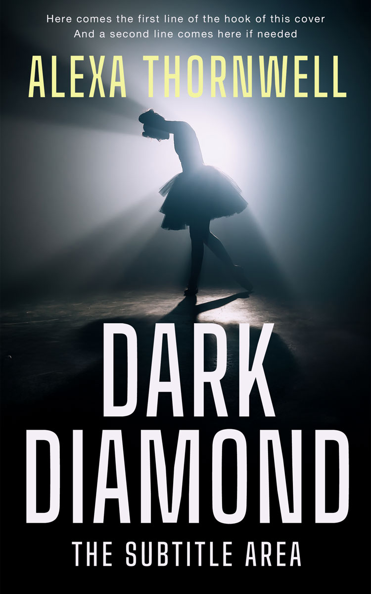 2D view of Custom & Premade Literary Fiction Book Cover - Bon Jour #36041 | BookCoverZone*