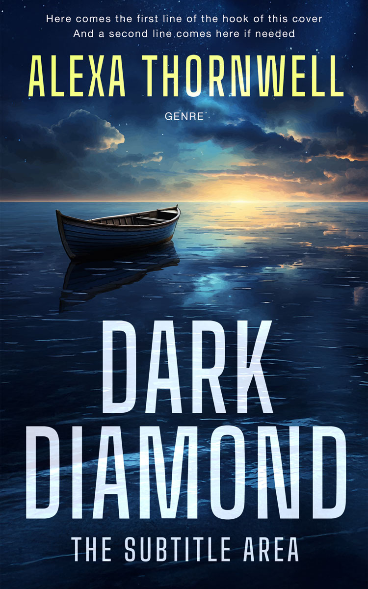 2D view of Custom & Premade Mystery & Thriller & Suspense Book Cover - Big Stone #36042 | BookCoverZone*